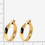 золотые серьги без камней  17077774